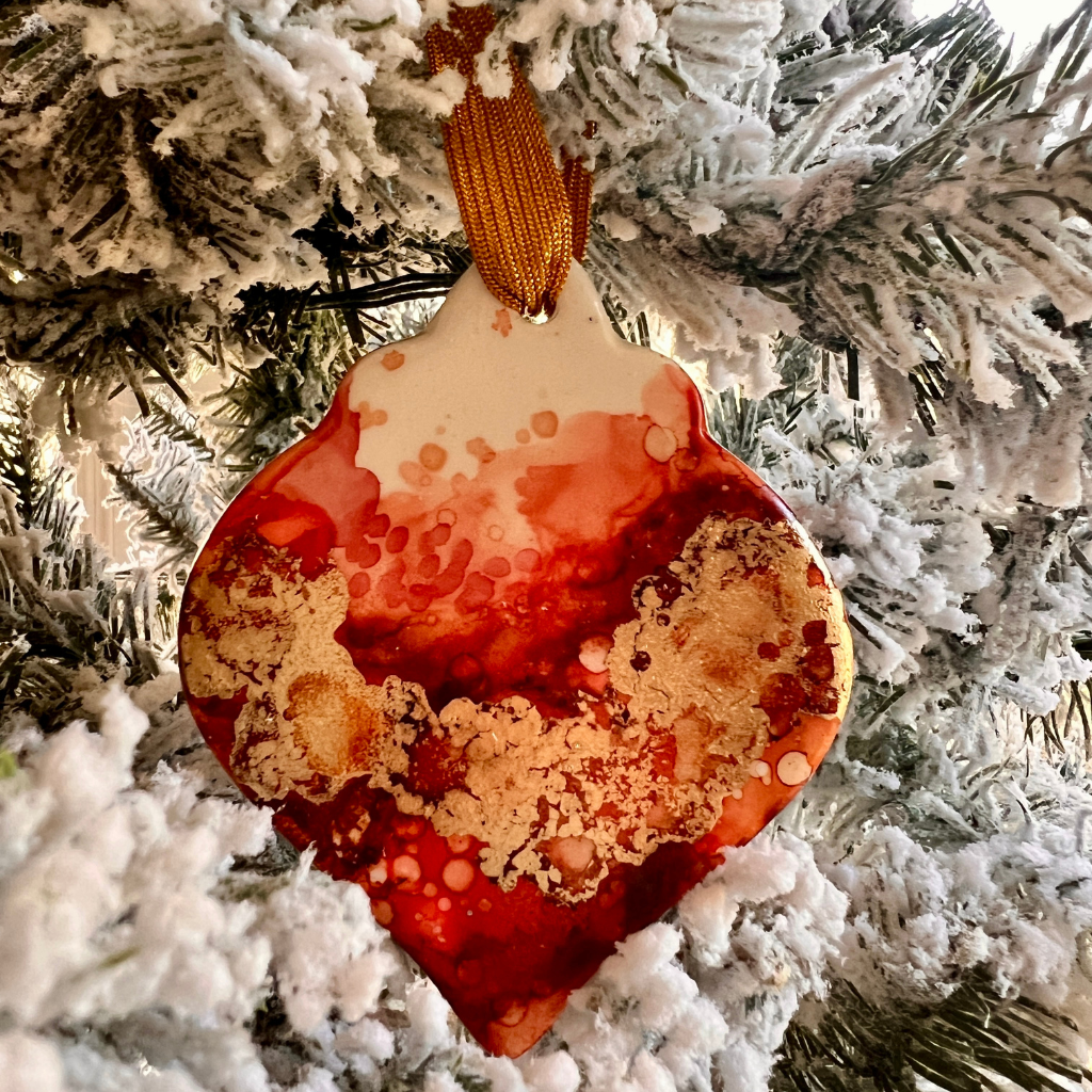 Carmel Apple Cider Holiday Ornament
