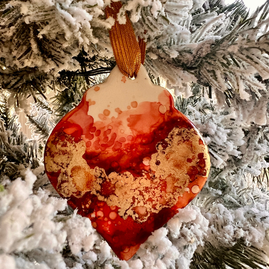 Carmel Apple Cider Holiday Ornament