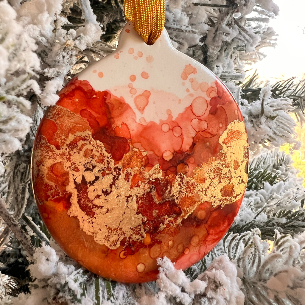 Carmel Apple Cider Holiday Ornament