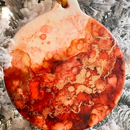 Carmel Apple Cider Holiday Ornament