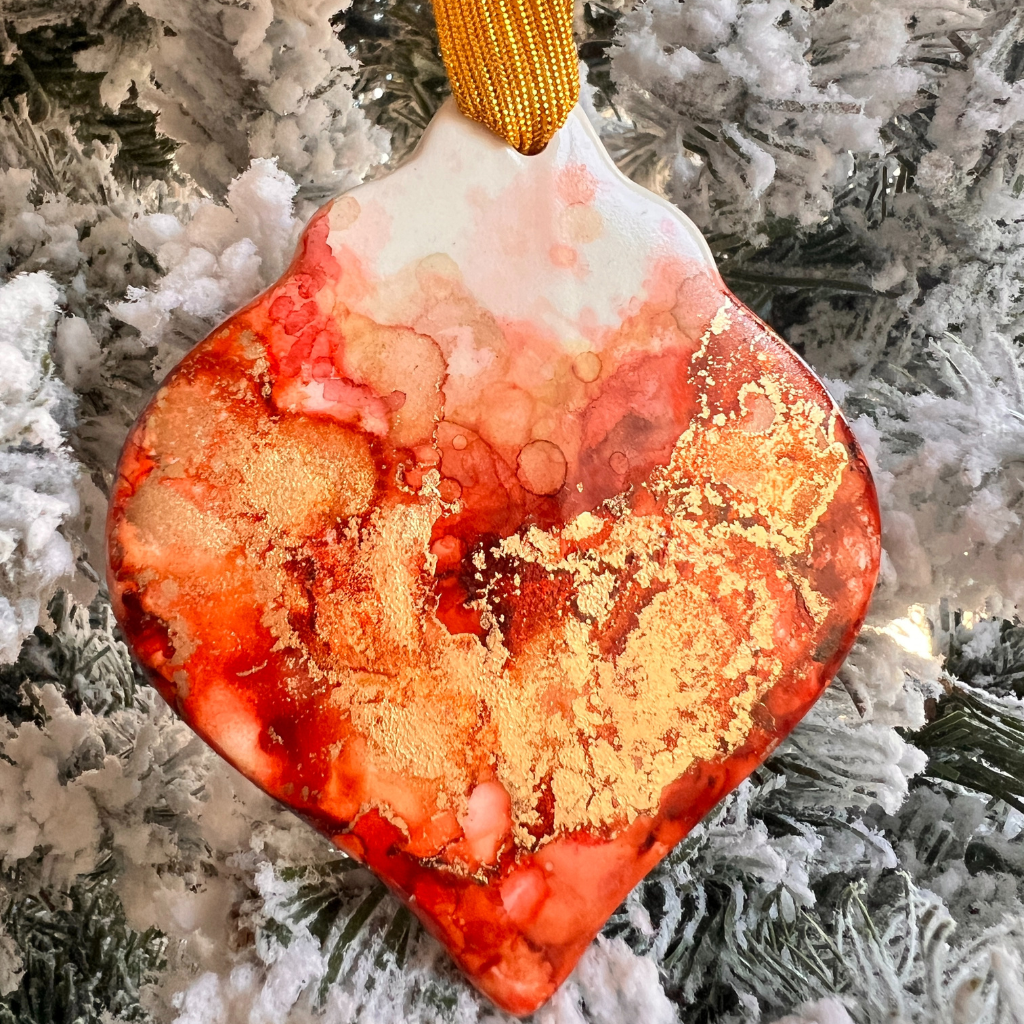 Carmel Apple Cider Holiday Ornament