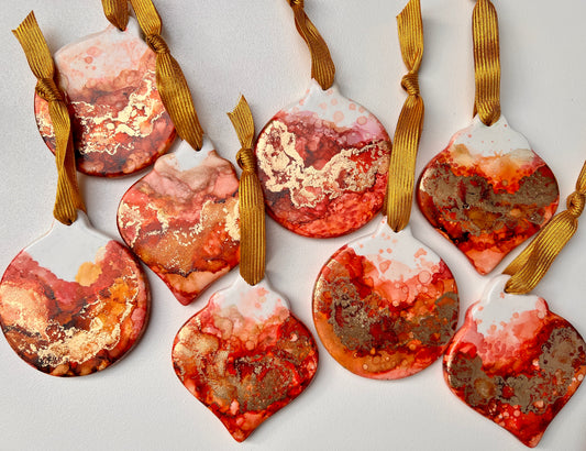 Carmel Apple Cider Holiday Ornament