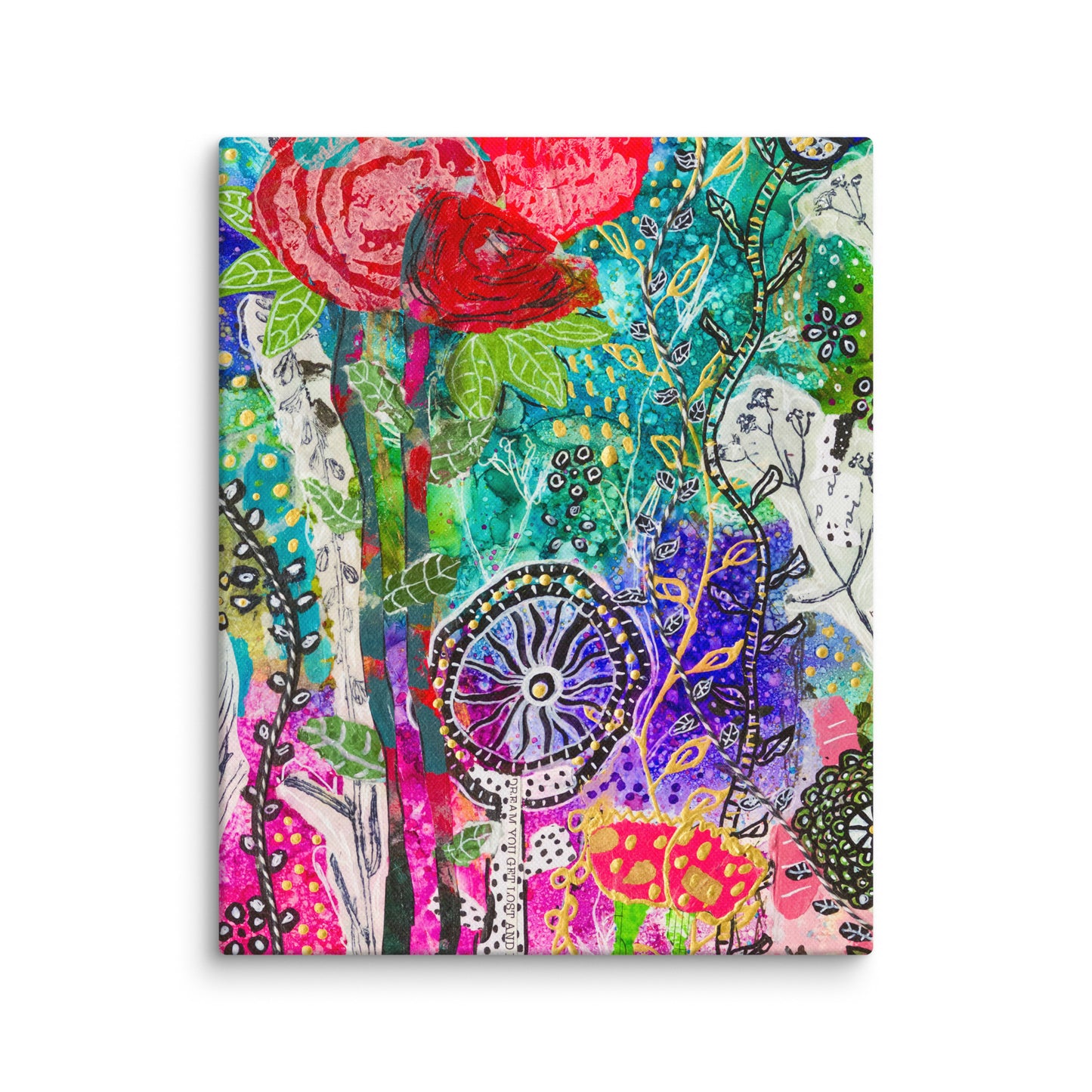 cat redmond art | magical forest canvas | enchanted forest wall art | whimsical nature canvas | fantasy forest home décor | mystical landscape artwork