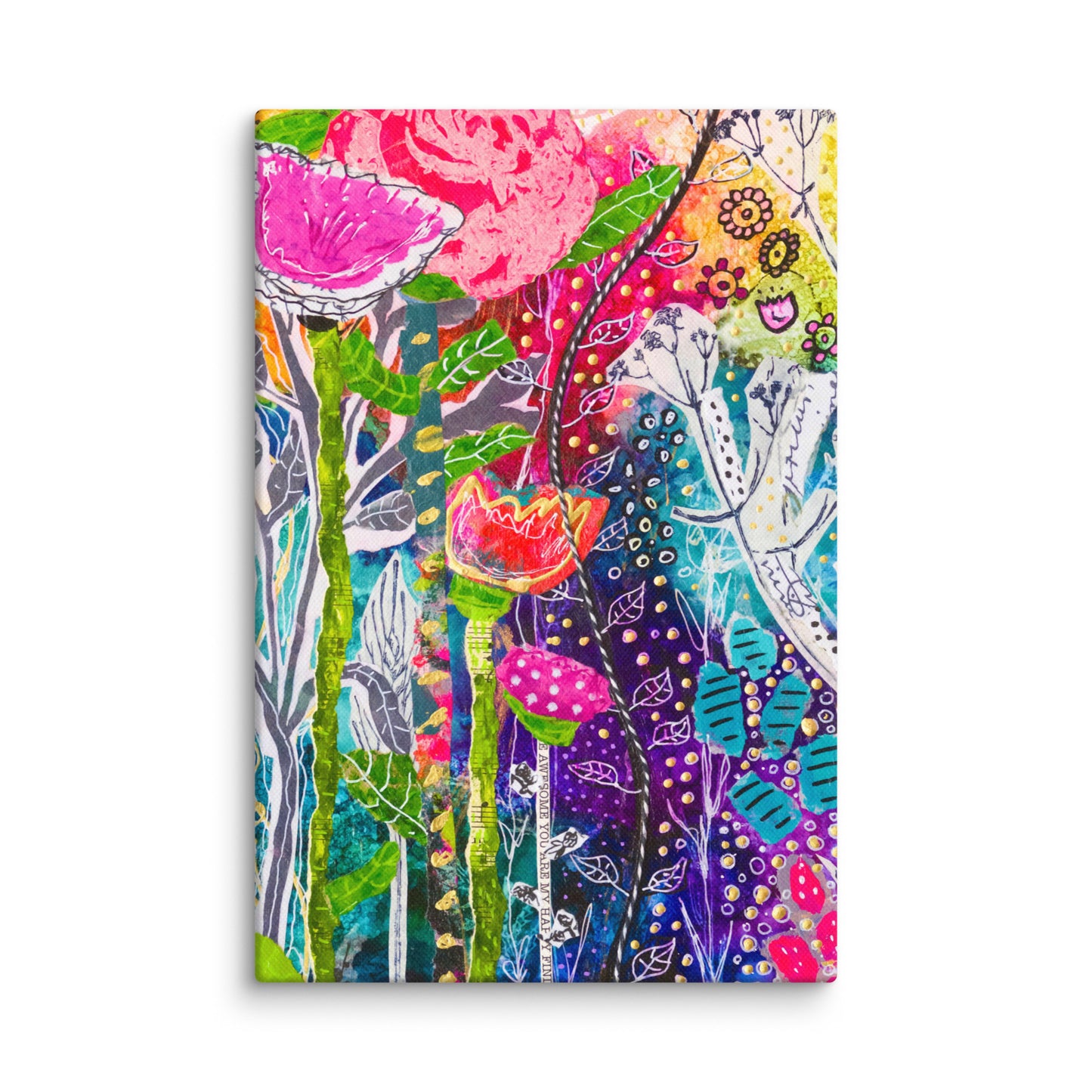 cat redmond art | mystical forest canvas | enchanted forest wall art | magical nature canvas | whimsical landscape decor | fantasy forest artwork