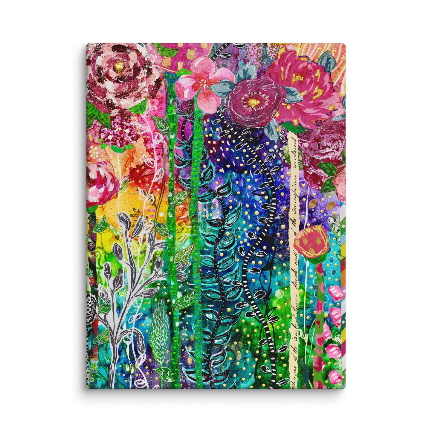 cat redmond art | wonderland forest canvas | enchanted forest wall art | magical nature canvas | whimsical home décor | fantasy landscape art