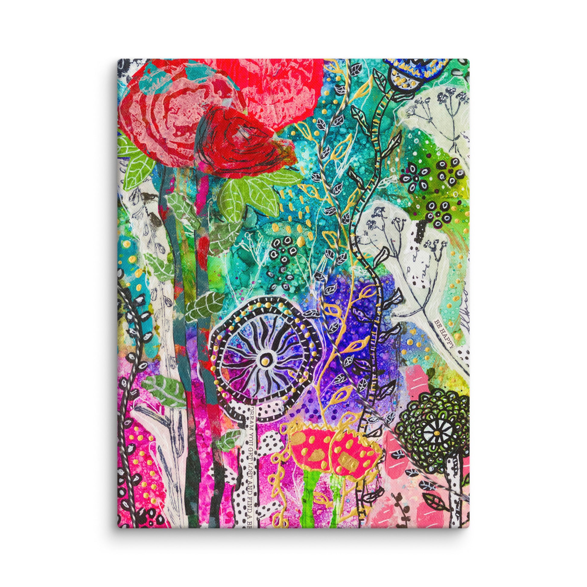 Cat Redmond Art | Magical Forest Canvas | Enchanted Forest Wall Art | Whimsical Nature Canvas | Fantasy Forest Home Décor | Mystical Landscape Artwork