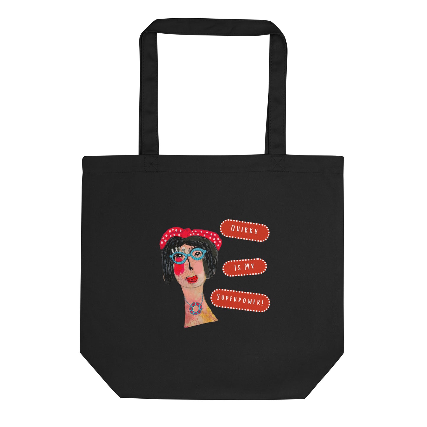 cat redmond art | astrid eco tote ec8000 | artistic reusable tote | creative art bag | bold design eco tote | vibrant art shopping bag