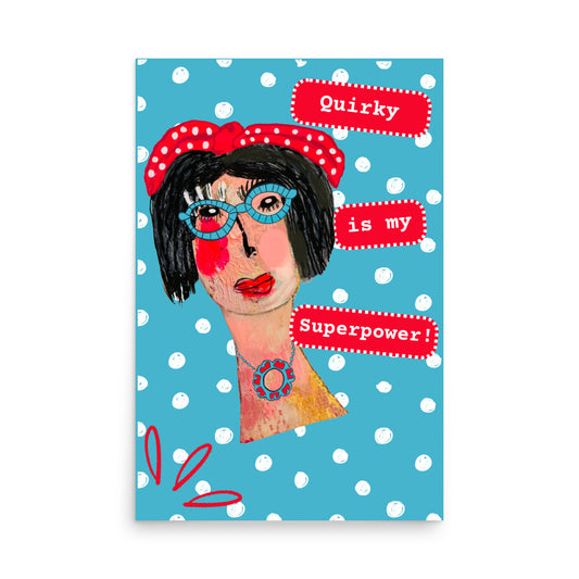 Cat Redmond Art | Astrid Premium Luster Photo Paper | Vibrant Art Print | Modern Wall Art | High-Quality Photo Art | Expressive Artwork Print