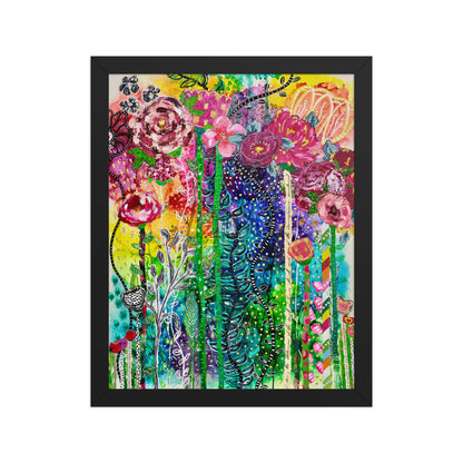 Cat Redmond Art | Wonderland Forest Photo Paper Framed | Enchanted Forest Wall Art | Magical Nature Framed Print | Whimsical Forest Décor | Fantasy Landscape Artwork