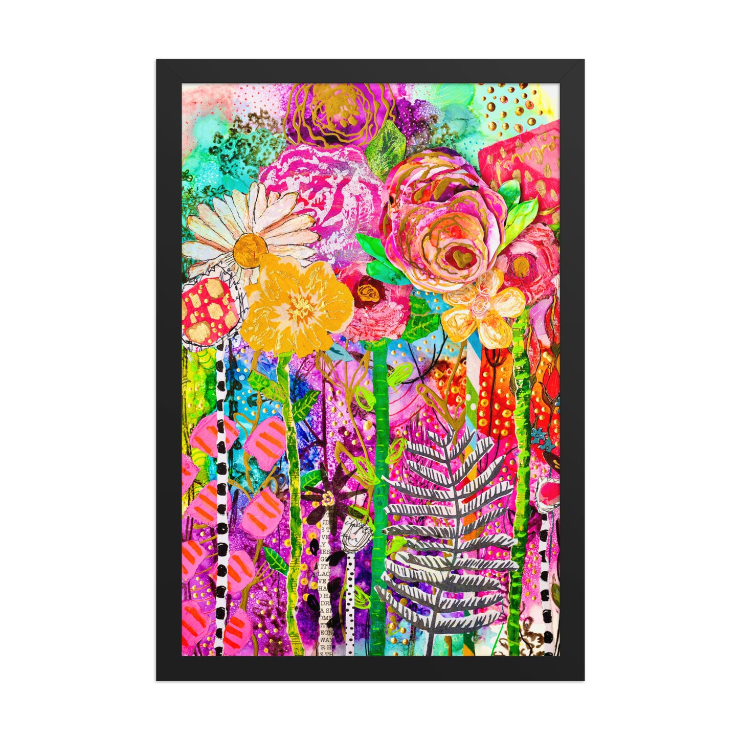 cat redmond art | beautiful day photo paper framed | uplifting wall art | cheerful framed artwork | bright nature décor | joyful home art print