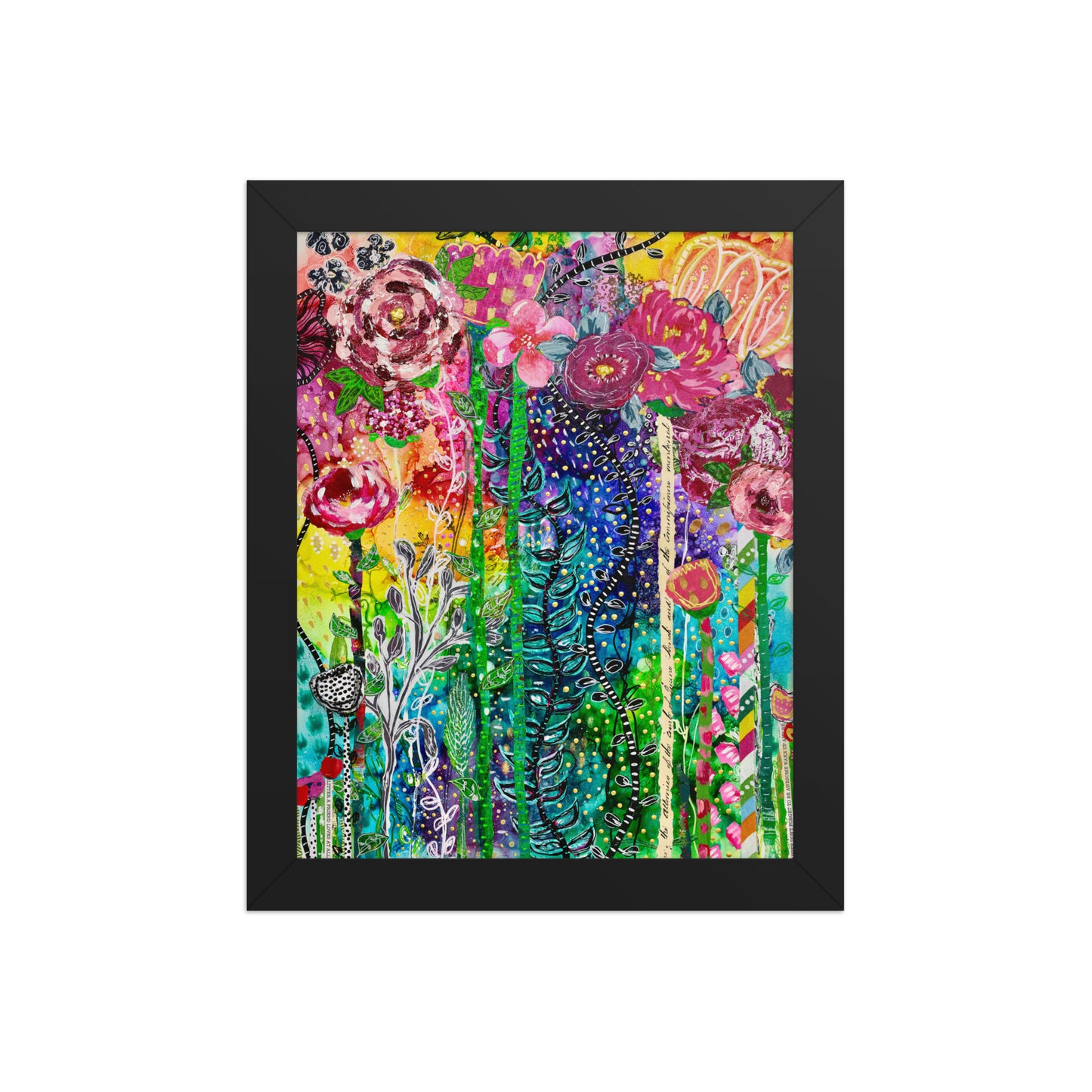 cat redmond art | wonderland forest photo paper framed | enchanted forest wall art | magical nature framed print | whimsical forest décor | fantasy landscape artwork