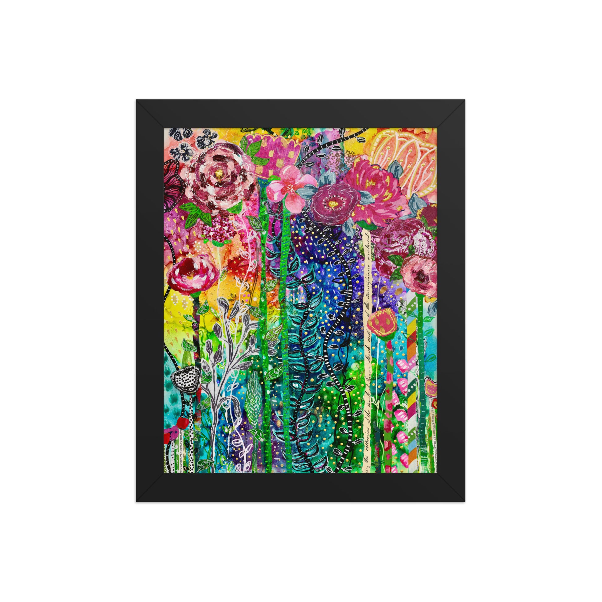 Cat Redmond Art | Wonderland Forest Photo Paper Framed | Enchanted Forest Wall Art | Magical Nature Framed Print | Whimsical Forest Décor | Fantasy Landscape Artwork