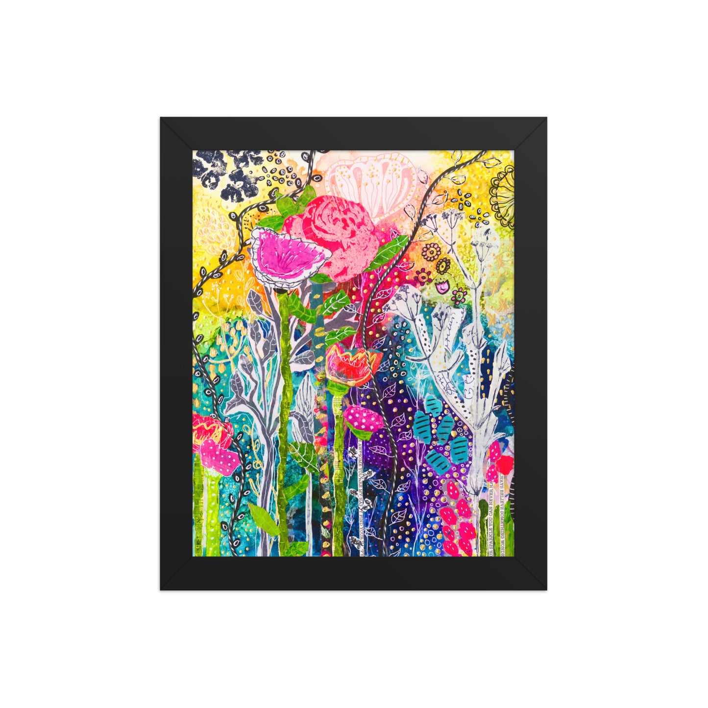 cat redmond art | mystical forest photo paper framed | enchanted forest wall art | magical nature framed print | whimsical landscape décor | fantasy forest artwork