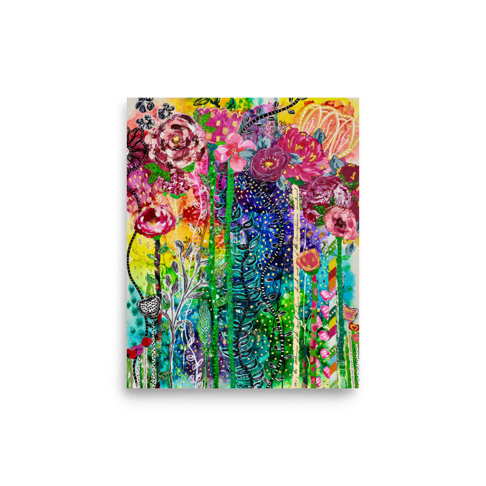 cat redmond art | wonderland forest premium luster photo paper | enchanted forest art print | magical nature wall art | whimsical forest artwork | fantasy landscape print