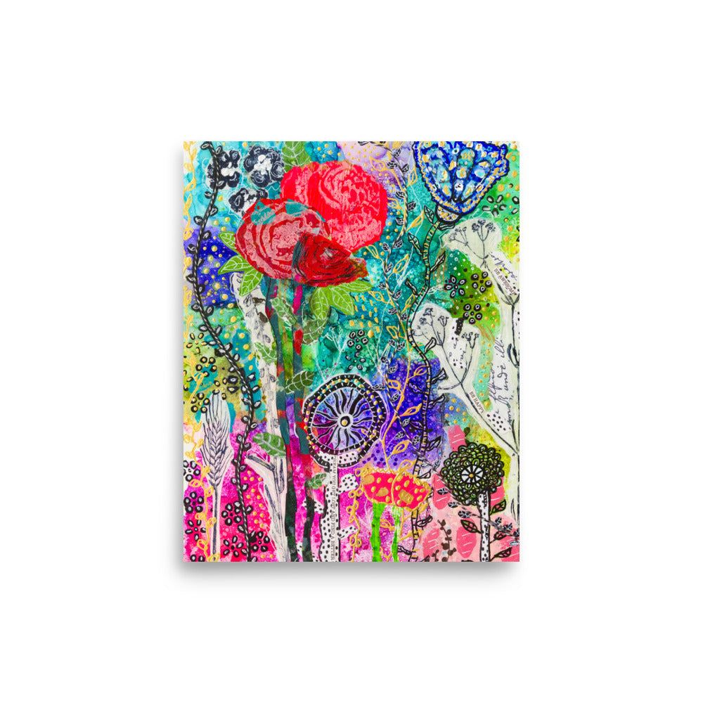 cat redmond art | magical forest premium luster photo paper | enchanted forest art print | whimsical nature wall art | fantasy forest artwork | mystical landscape print