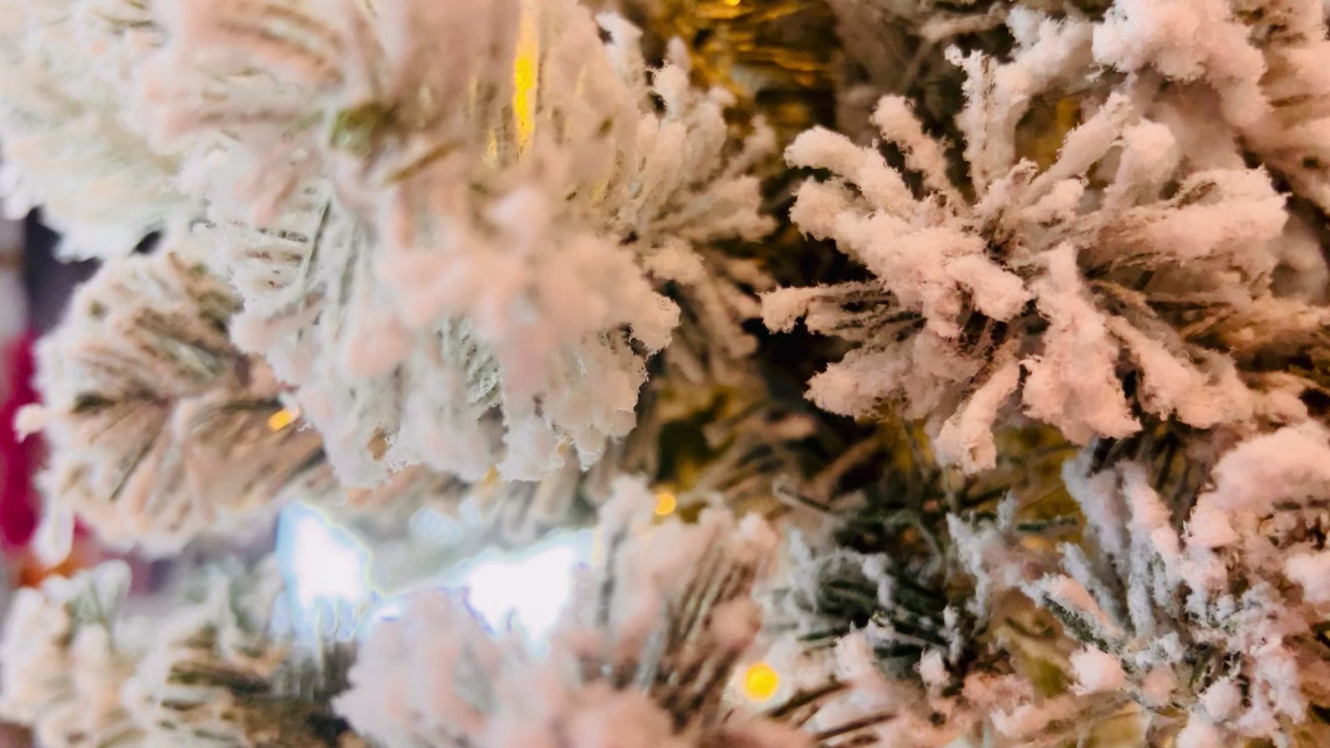 Porcelain alcohol ink ornament {Christmas Eve}