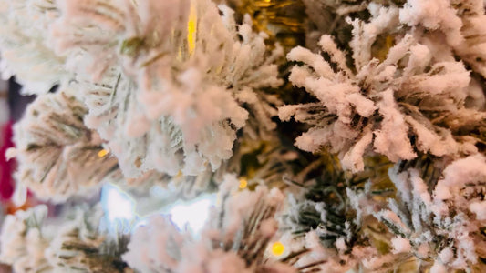 Porcelain alcohol ink ornament {Christmas Eve}