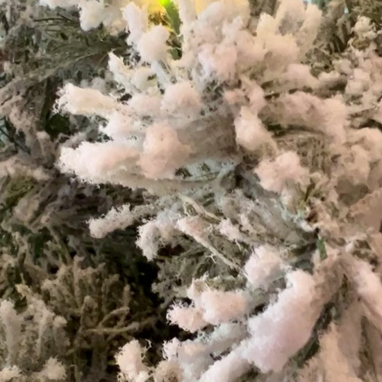 Porcelain alcohol ink ornament {Merry And Bright}