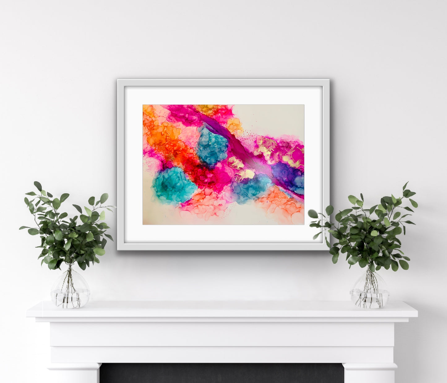 cat redmond art realm of possibility | original abstract alcohol ink creation | hand-painted visionary art on canvas | modern experimental ink composition | exclusive imaginative abstract painting