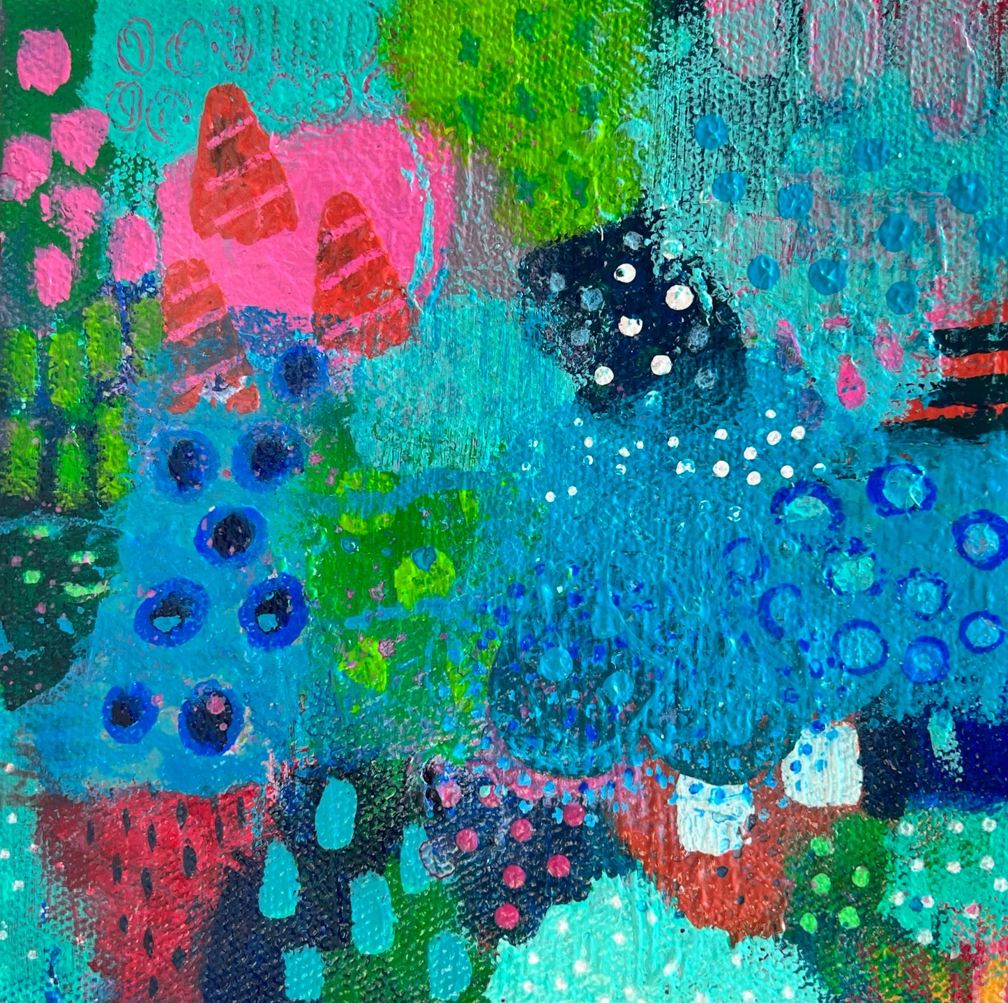 cat redmond art weekend roadtrip | original scenic travel artwork | hand-painted road trip abstract painting | modern adventurous landscape art | exclusive contemporary journey-inspired artwork