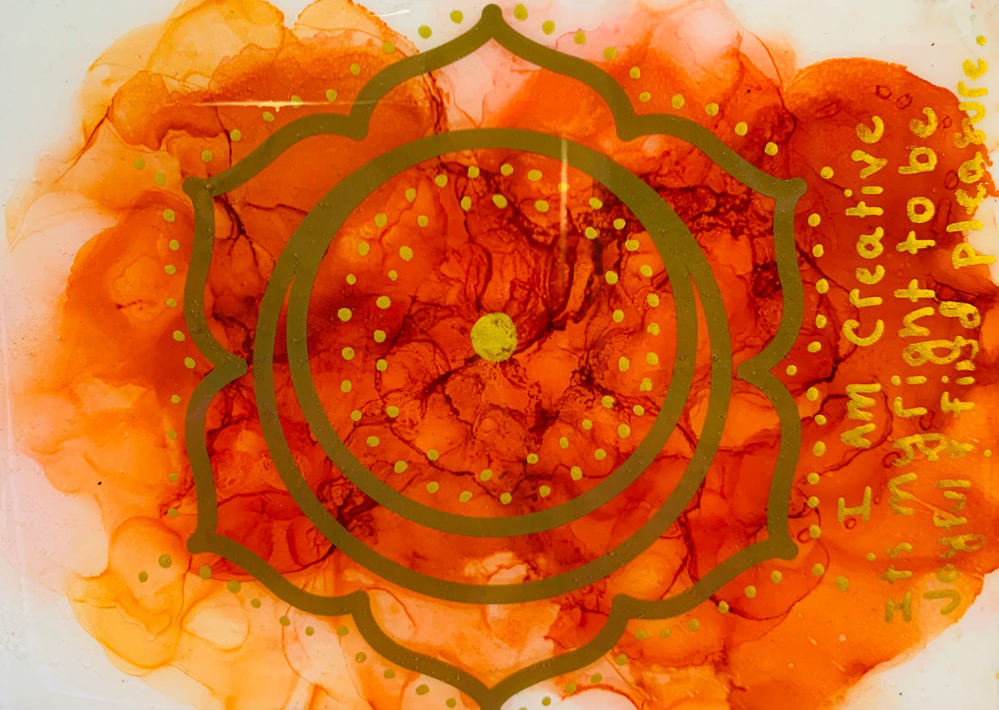 cat redmond art chakra set | original alcohol ink chakra artwork | hand-painted spiritual energy abstract art | modern colorful chakra painting | exclusive contemporary energy-inspired ink art