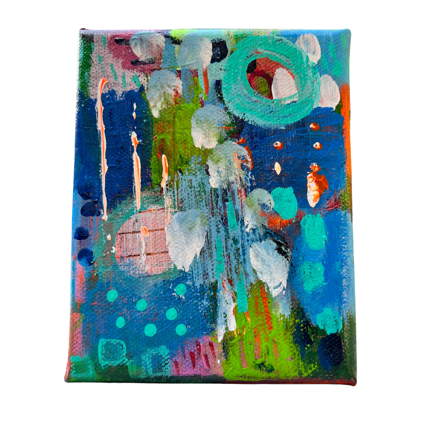 cat redmond art festival in the park | original lively park scene artwork | hand-painted festive outdoor abstract art | modern celebratory landscape painting | exclusive contemporary festival-inspired art