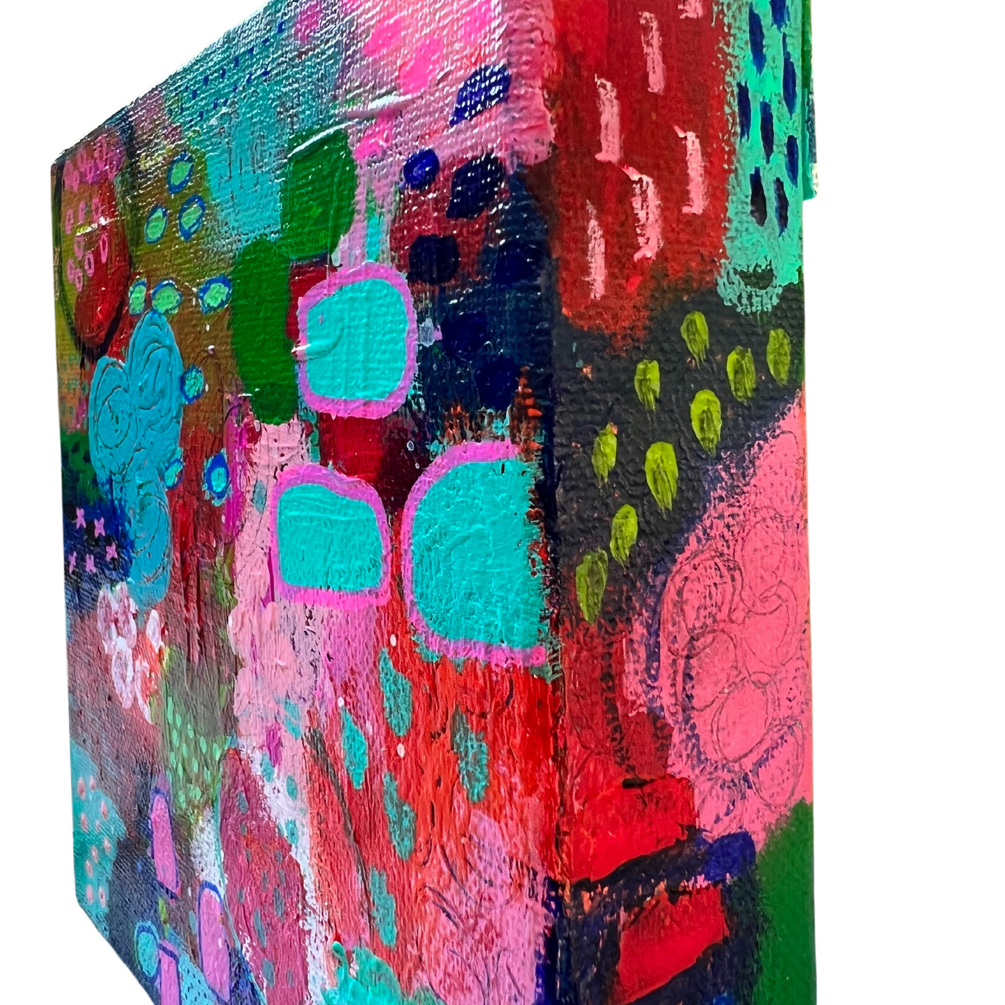 cat redmond art picnic in the park | original outdoor leisure artwork | hand-painted park scene abstract art | modern relaxing picnic painting | exclusive contemporary nature-inspired art